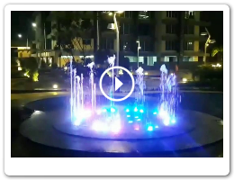 Dry Deck Floor Fountain