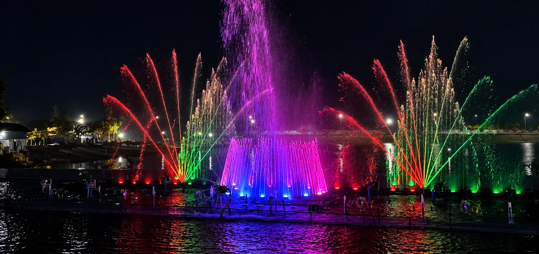 Beautification of Balangi Park with a musical fountain and laser show