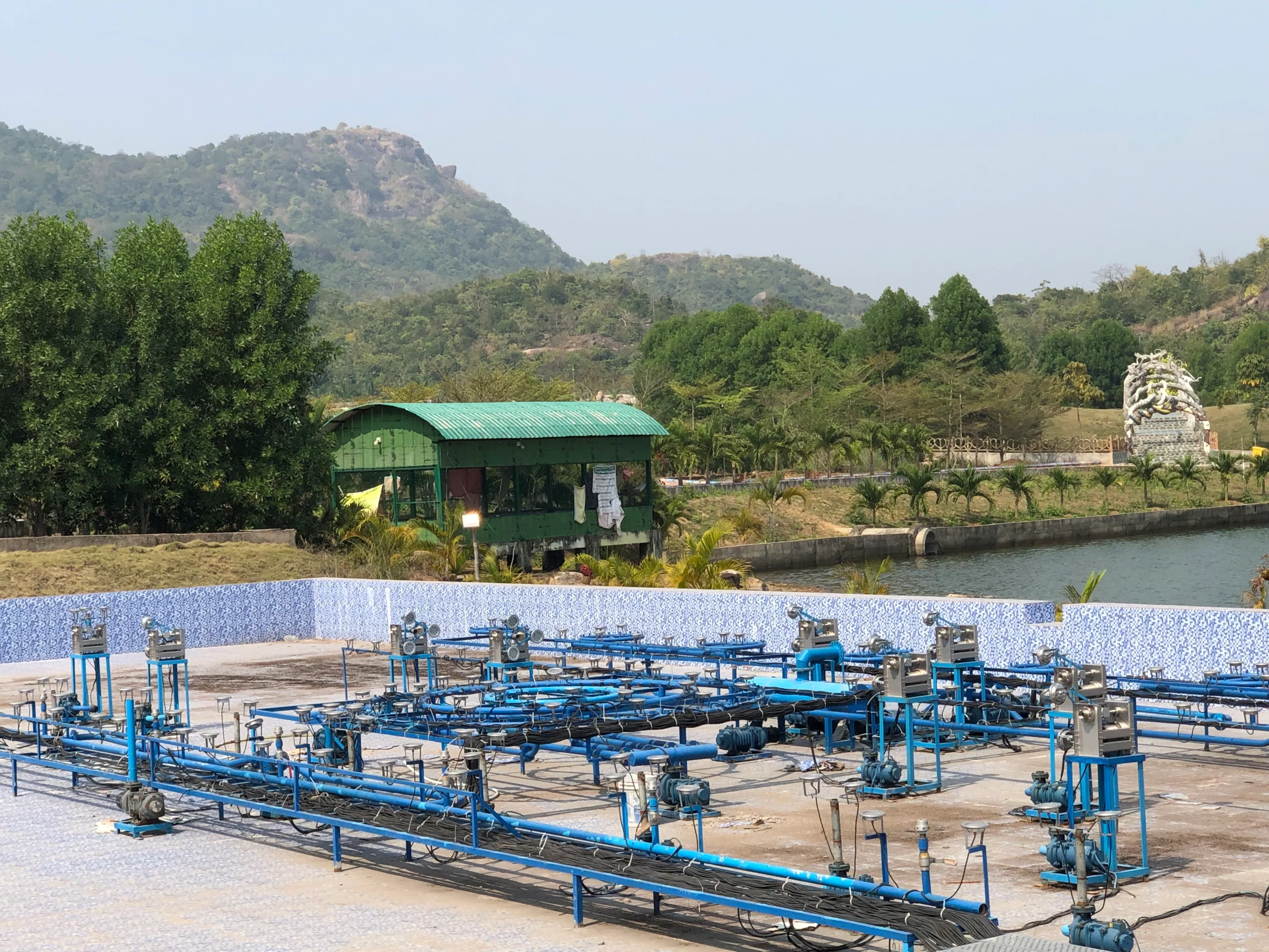 Professionally designed and installed musical fountain structure in Nayagarh