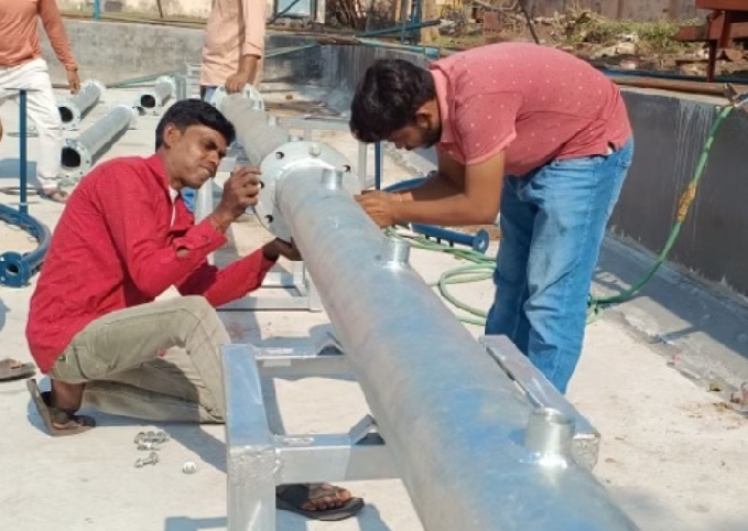 old fountain restoration repair work