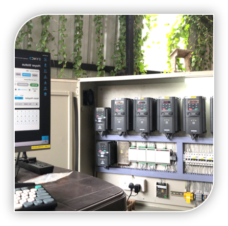 Fountain engineering and manufacturing by Dhyani Technologies with precision fabrication, advanced control systems, and high-quality components.