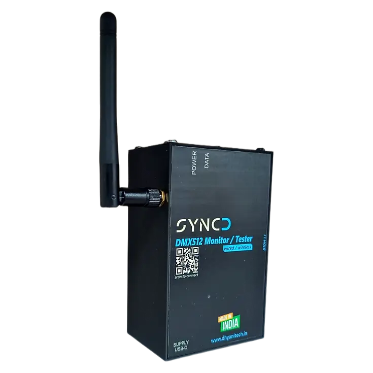 Quickly diagnose DMX signal issues with the DMX512 Monitor/Tester, ensuring reliable performance of lighting systems, laser lights, moving heads, and other DMX-controlled equipment without interruptions.