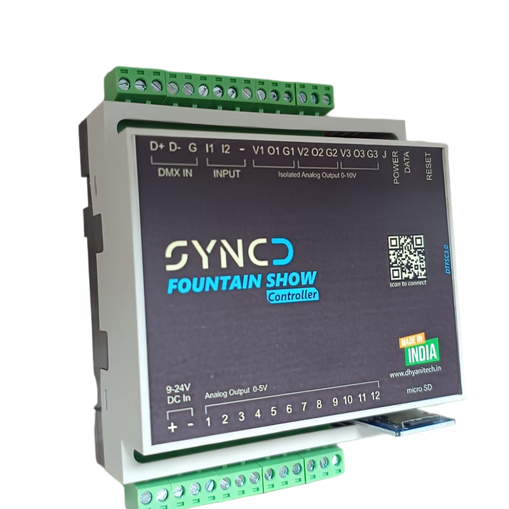 Musical Fountain Controller - Fountain Sequence Player by Dhyani Technologies