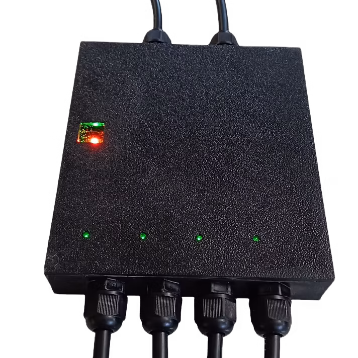 IP68 DMX splitter for water show by Dhyani Technologies