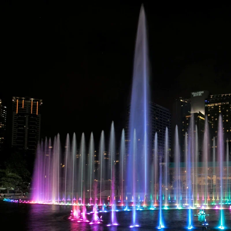 High-performance programmable fountain pump with DMX512 control for dynamic water displays and fountain shows.