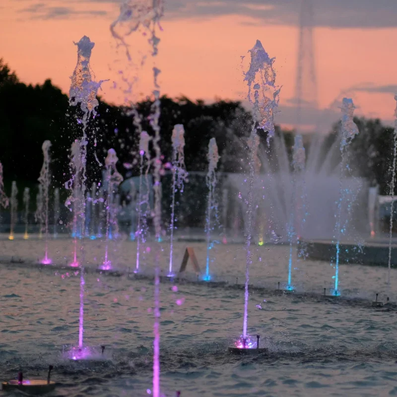 dmx fountain pumps in india for musical fountain