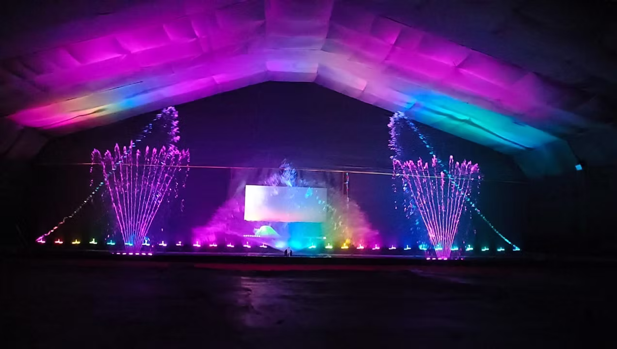 Musical Fountain Chasing Effect