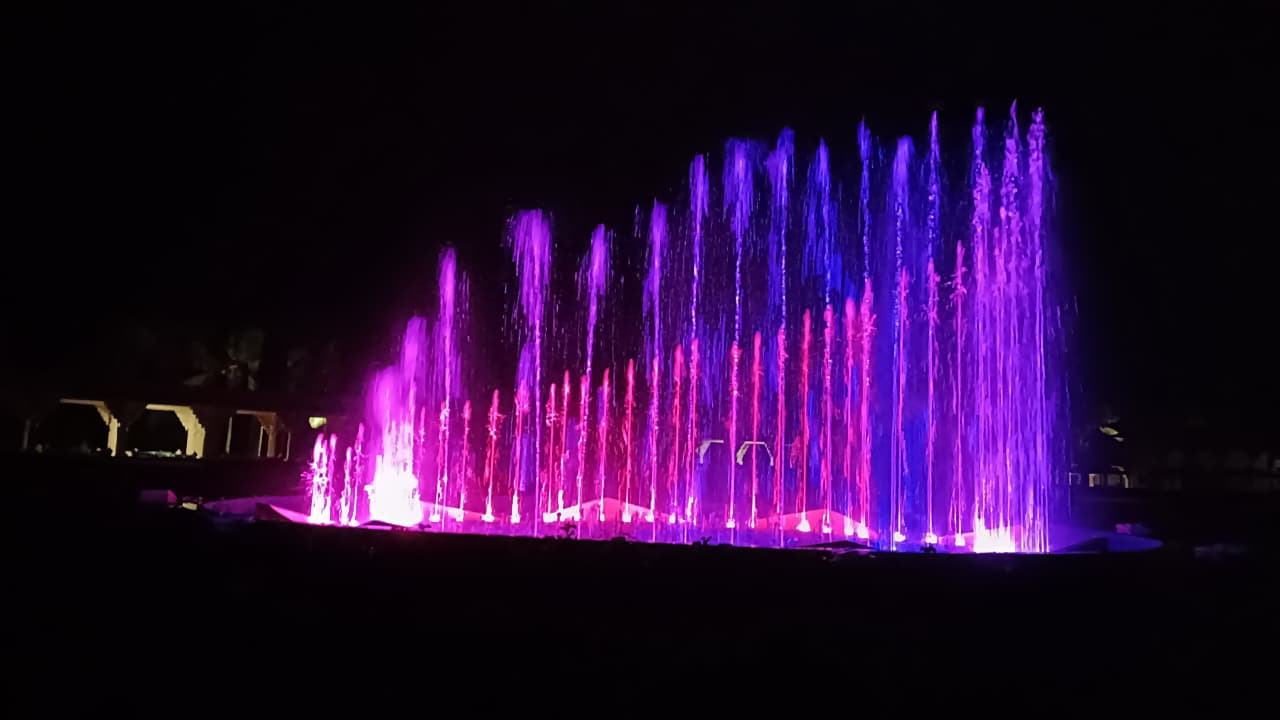 Multimedia water show designed by Dhyani Technologies in Surat