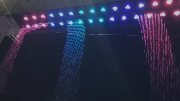 20 ft Digital Water Curtain installation in Hyderabad